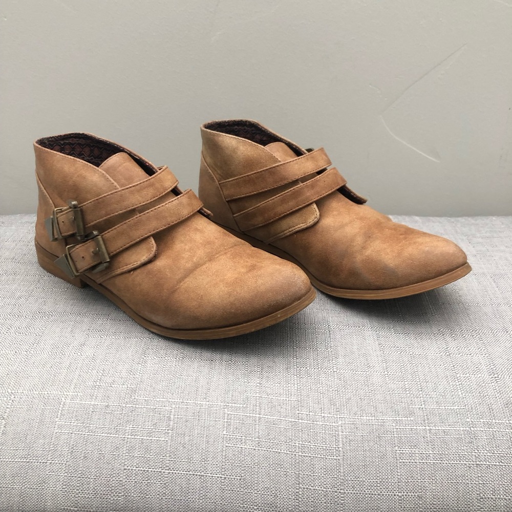 Volcom Tan Booties - image 1